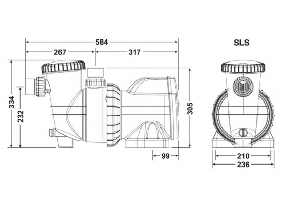 davey-silensor-sls-pump-dimensions